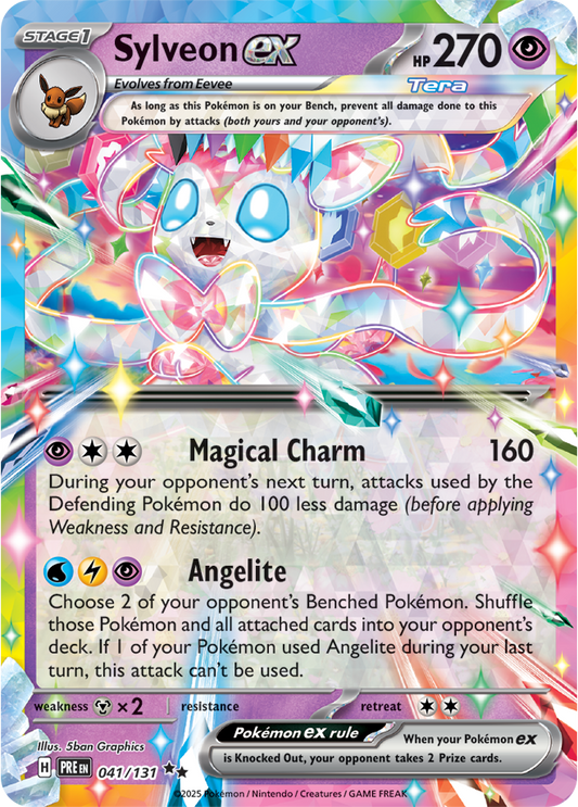041/131 - Prismatic Evolutions - Sylveon ex (Double Rare)