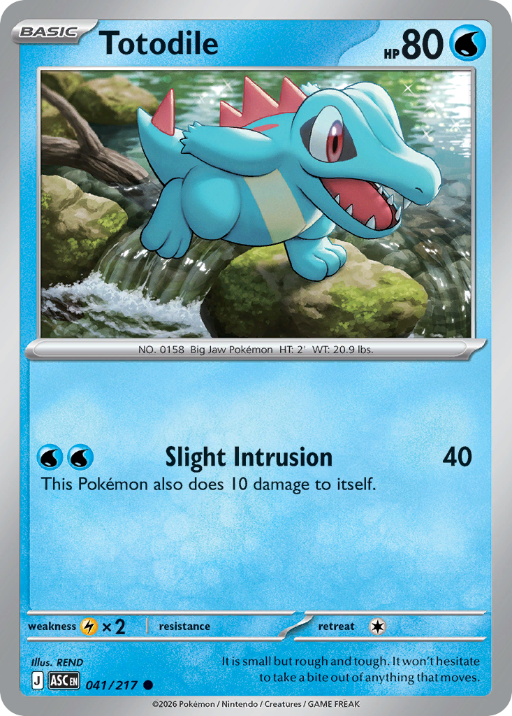 041 Totodile - Ascended Heroes | Pokémon TCG