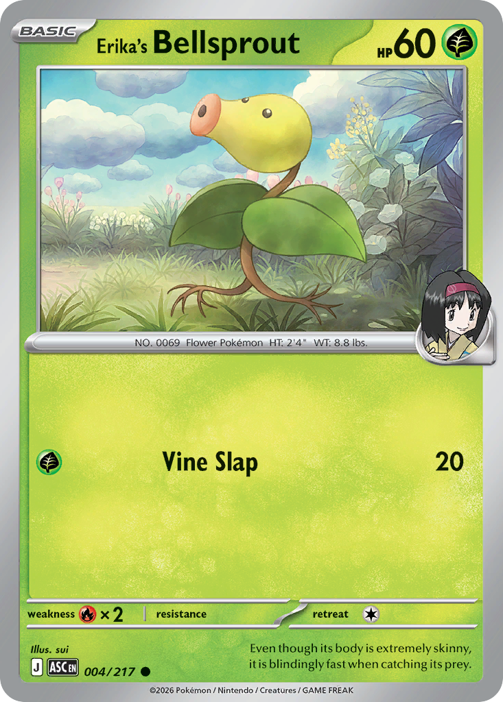 004 Erika's Bellsprout - Ascended Heroes | Pokémon TCG