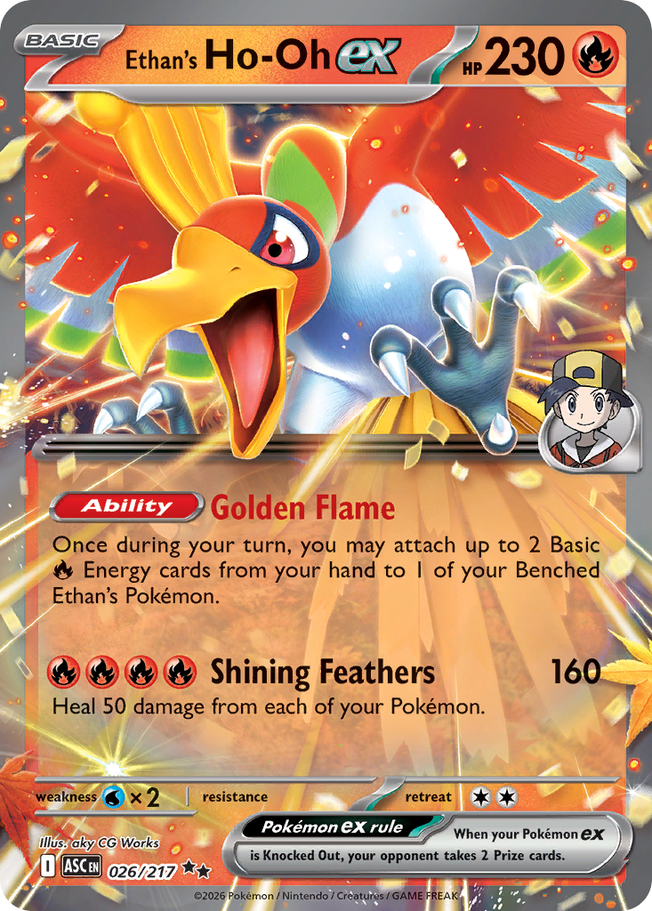 026 Ethan's Ho-Oh ex - Ascended Heroes | Pokémon TCG