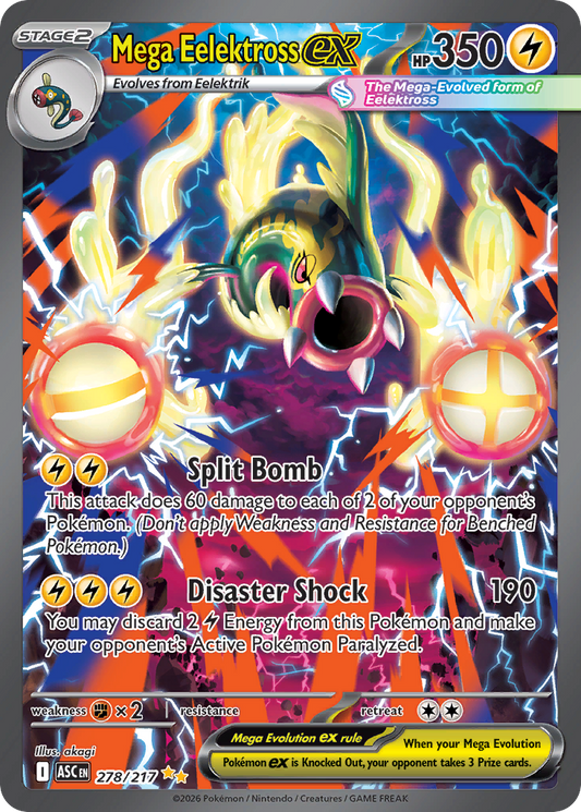 278 Mega Eelektross Ex - Ascended Heroes | Pokémon TCG