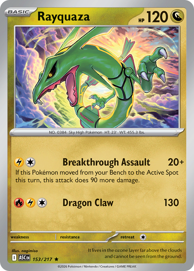 153 Rayquaza - Ascended Heroes | Pokémon TCG