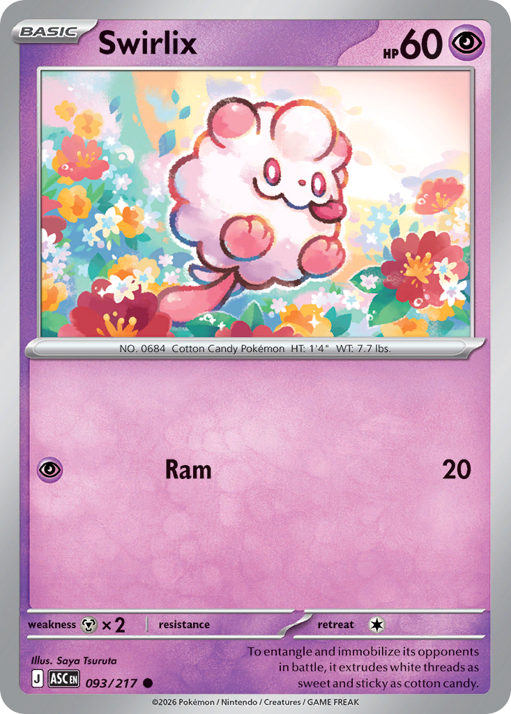 093 Swirlix - Ascended Heroes | Pokémon TCG
