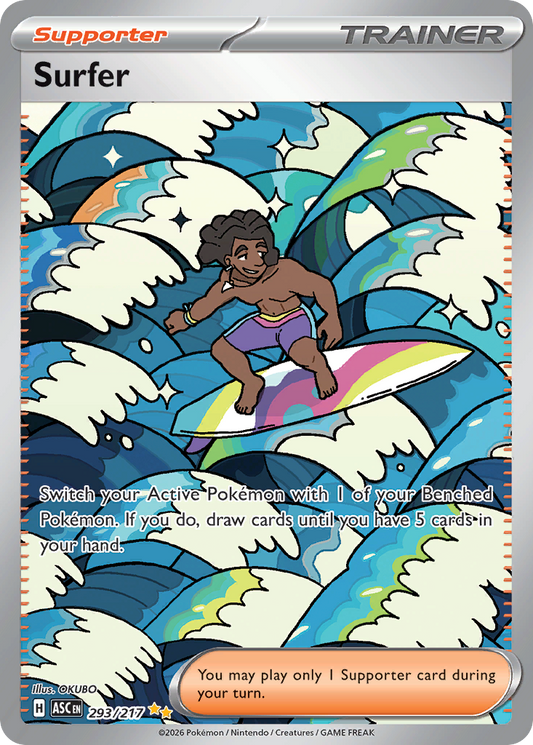 293 Surfer - Ascended Heroes | Pokémon TCG