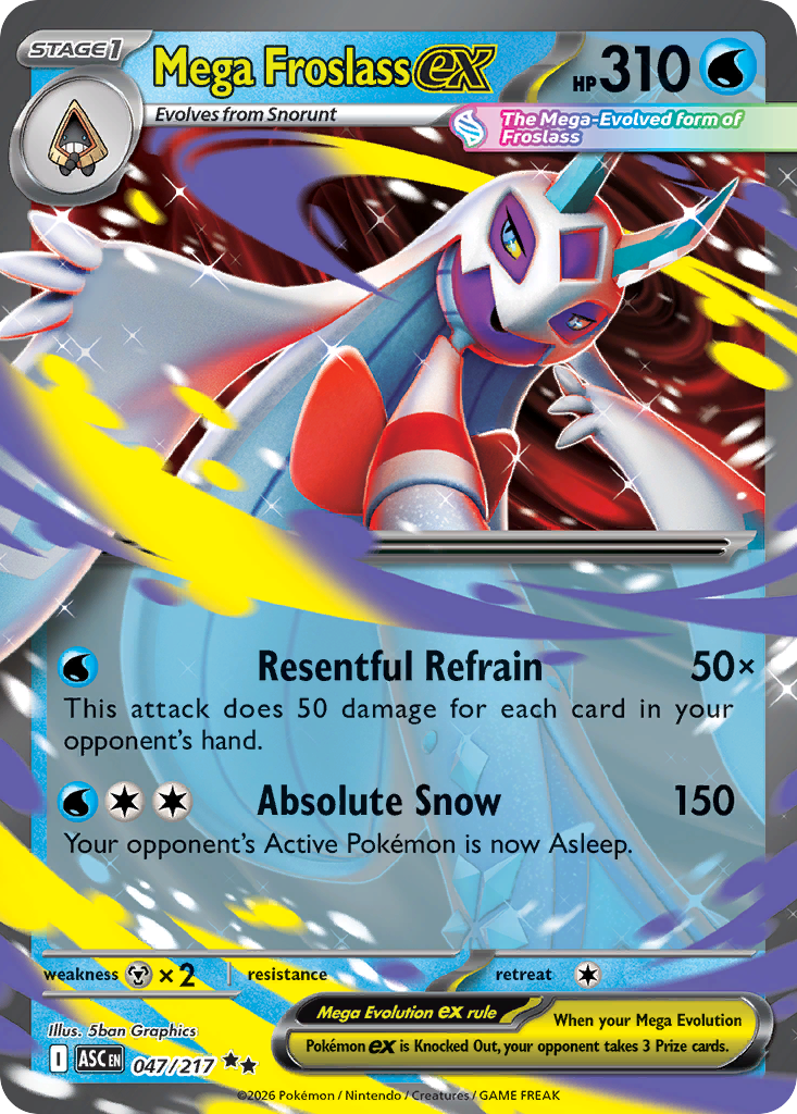 047 Mega Froslass ex - Ascended Heroes | Pokémon TCG