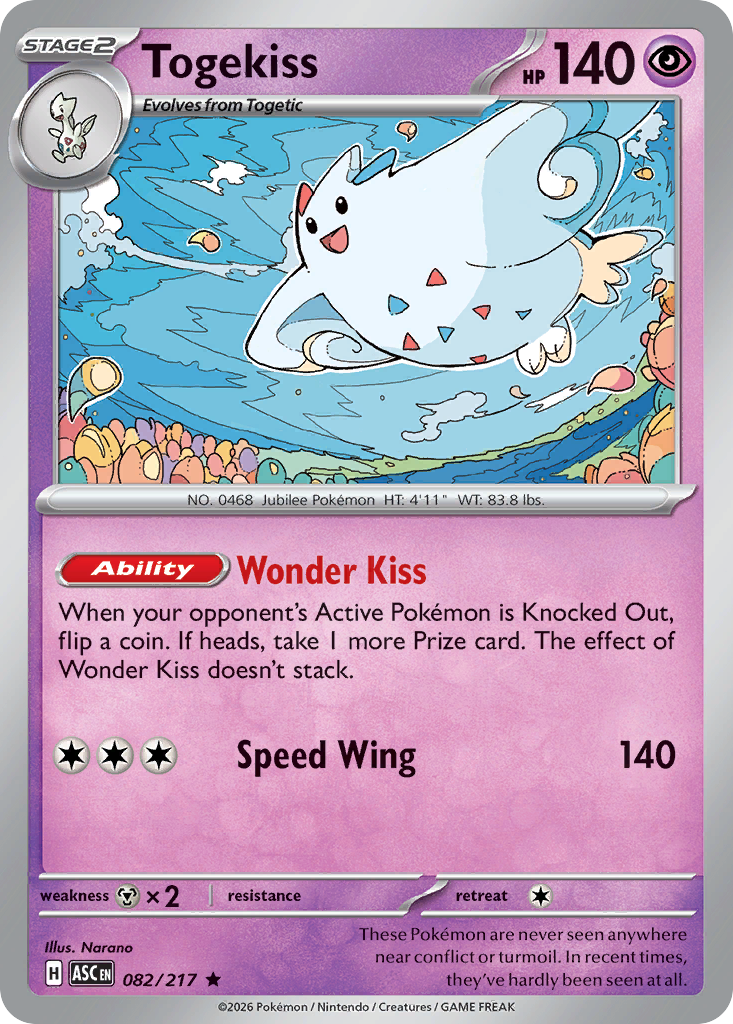 082 Togekiss - Ascended Heroes | Pokémon TCG