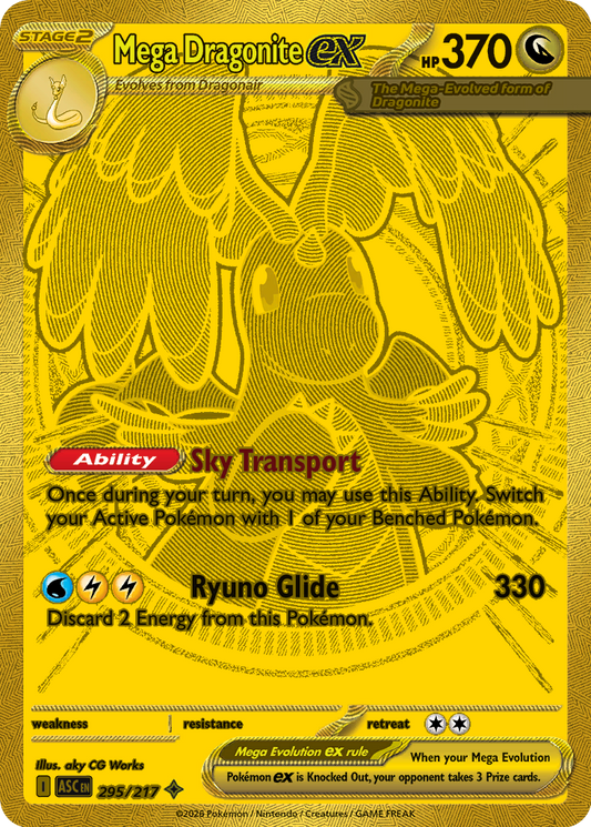 295 Mega Dragonite ex - Ascended Heroes | Pokémon TCG