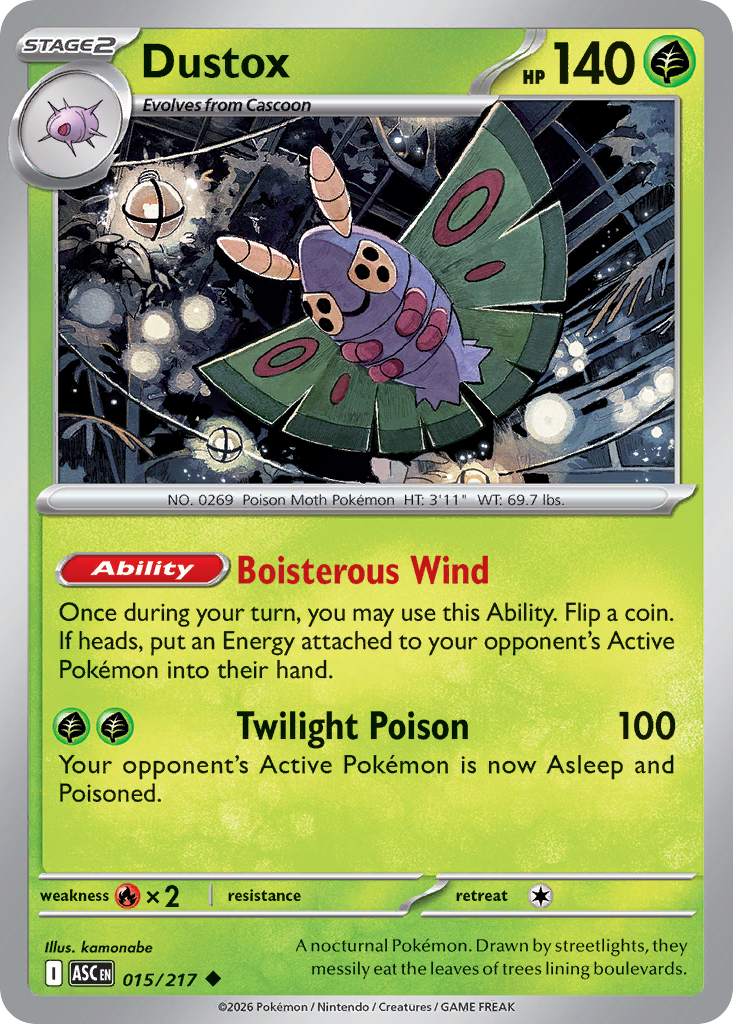015 Dustox - Ascended Heroes | Pokémon TCG