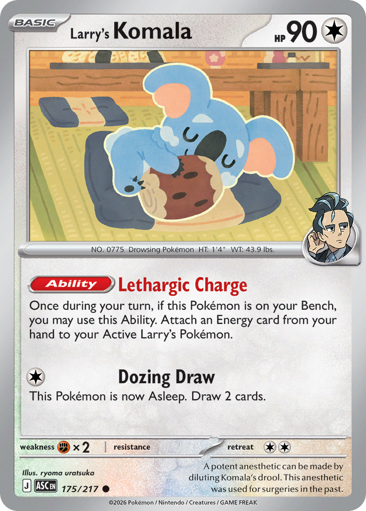 175 Larry's Komala - Ascended Heroes | Pokémon TCG