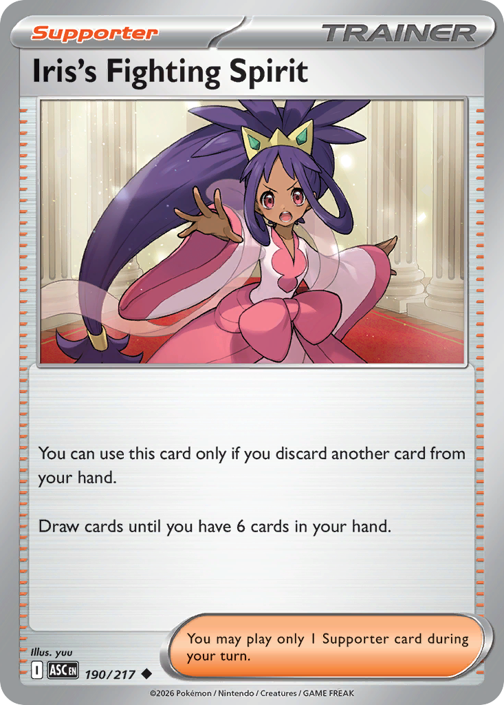 190 Iris's Fighting Spirit - Ascended Heroes | Pokémon TCG