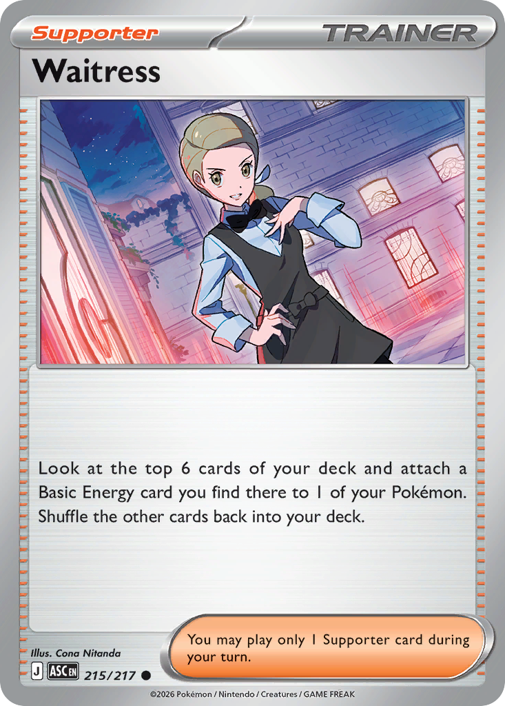 215 Waitress - Ascended Heroes | Pokémon TCG