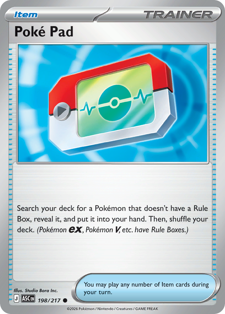 198 Poke Pad - Ascended Heroes | Pokémon TCG
