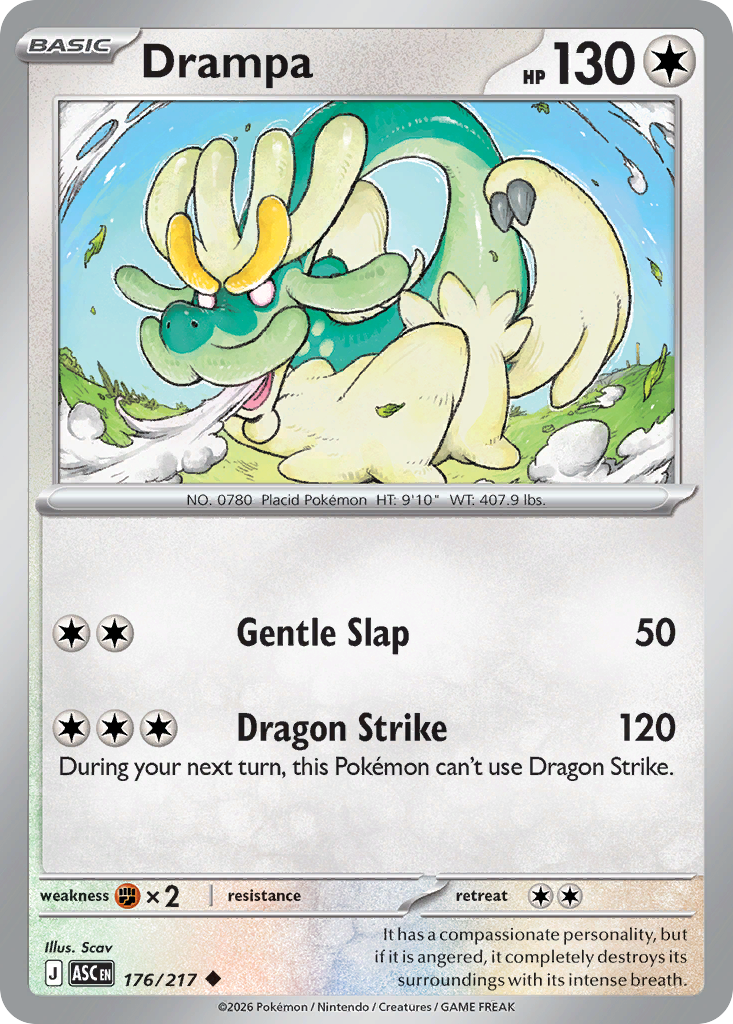 176 Drampa - Ascended Heroes | Pokémon TCG
