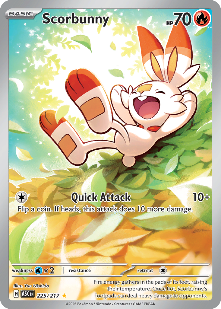 225 Scorbunny - Ascended Heroes | Pokémon TCG