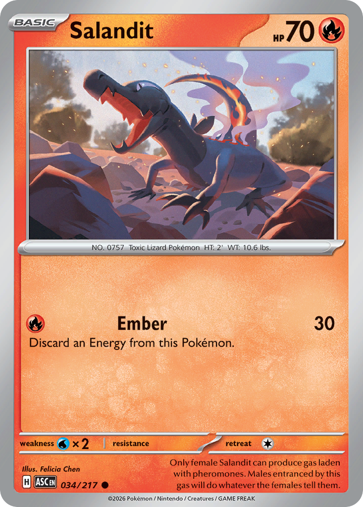 034 Salandit - Ascended Heroes | Pokémon TCG