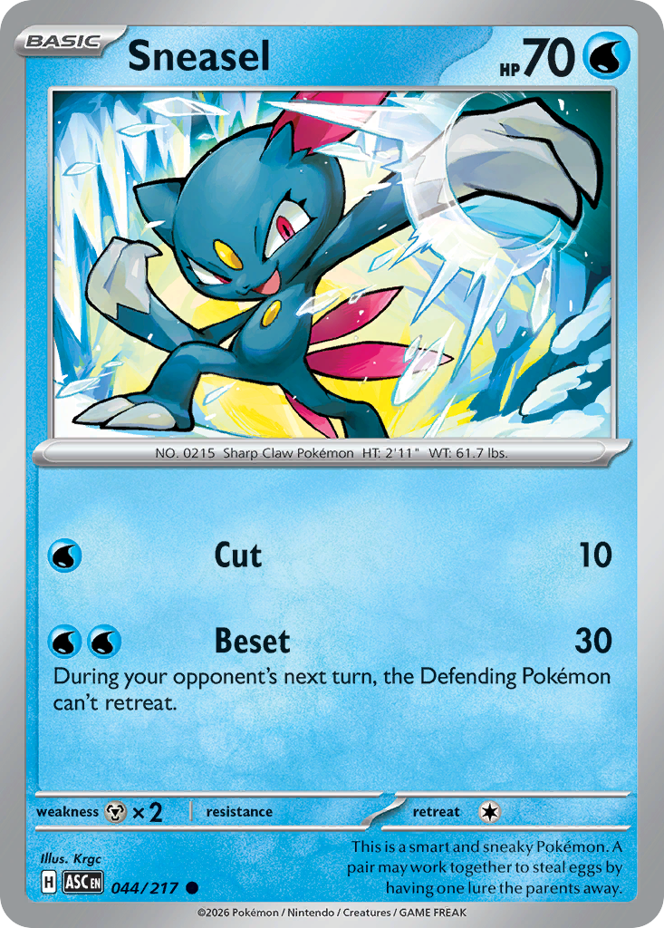 044 Sneasel - Ascended Heroes | Pokémon TCG