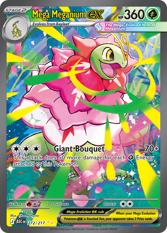 272 Mega Meganium Ex - Ascended Heroes | Pokémon TCG