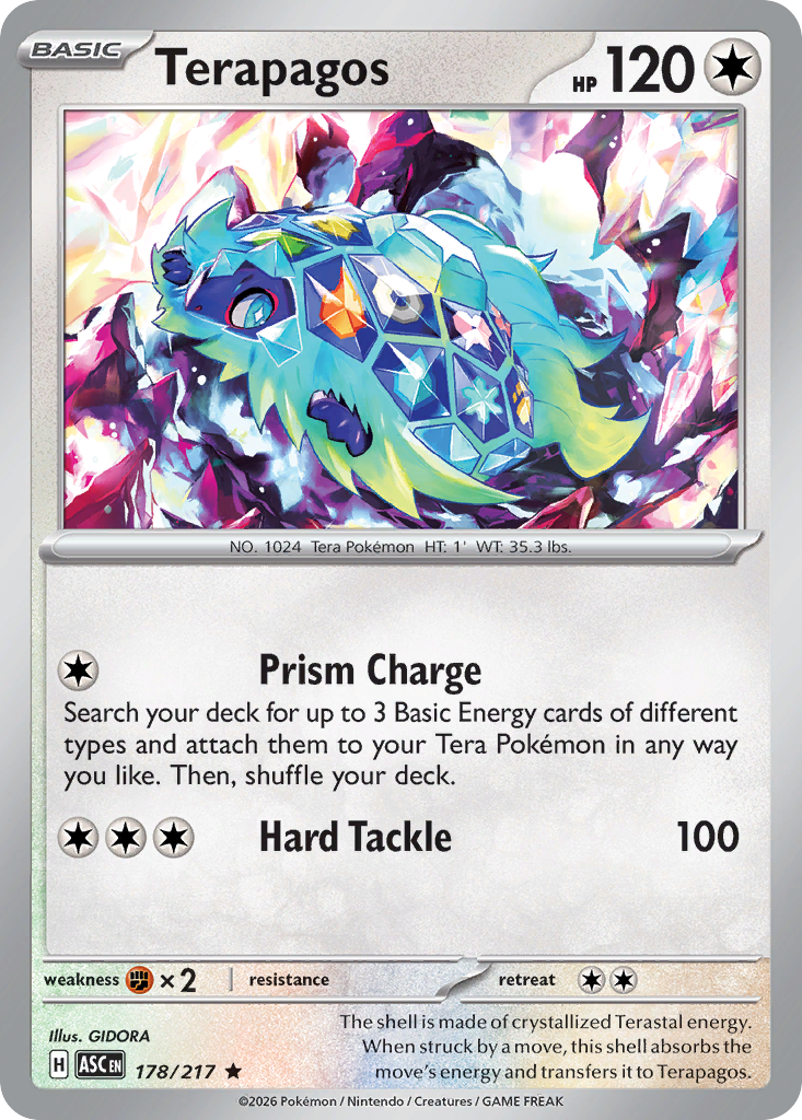 178 Terapagos - Ascended Heroes | Pokémon TCG