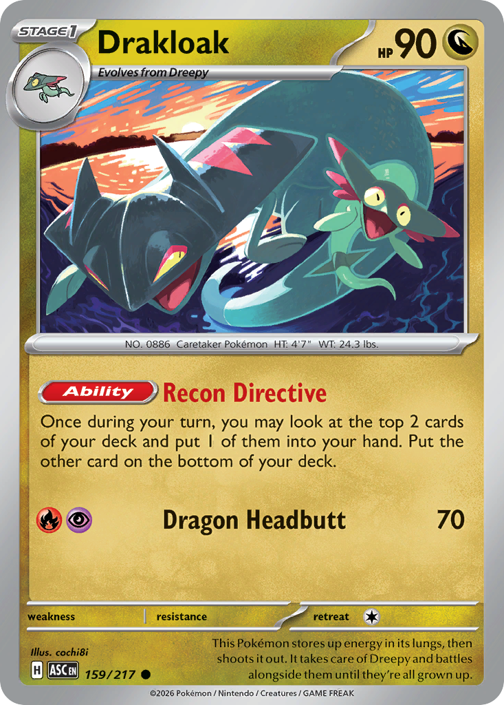 159 Drakloak - Ascended Heroes | Pokémon TCG