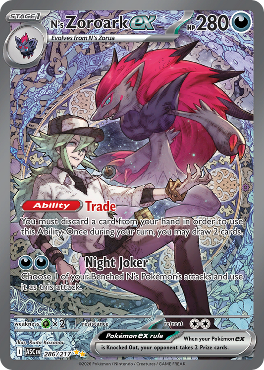 286 N's Zoroark ex - Ascended Heroes | Pokémon TCG