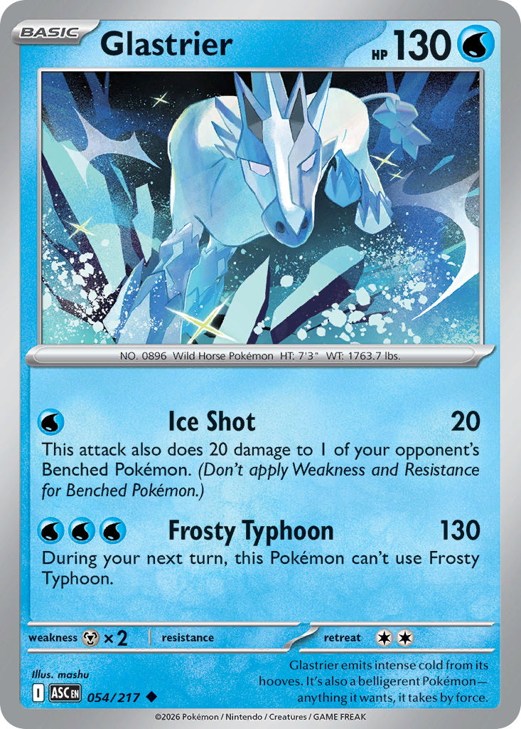 054 Glastrier - Ascended Heroes | Pokémon TCG
