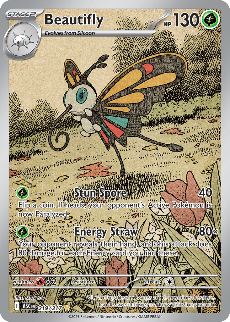 219 Beautifly - Ascended Heroes | Pokémon TCG