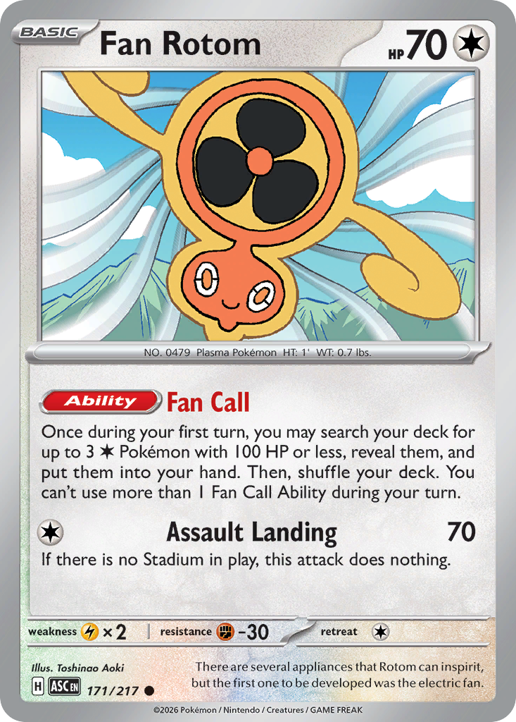 171 Fan Rotom - Ascended Heroes | Pokémon TCG
