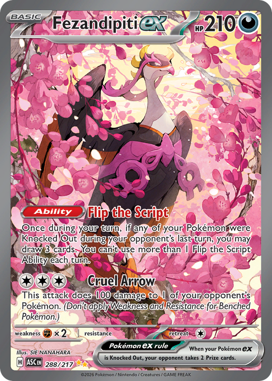 288 Fezandipiti Ex - Ascended Heroes | Pokémon TCG
