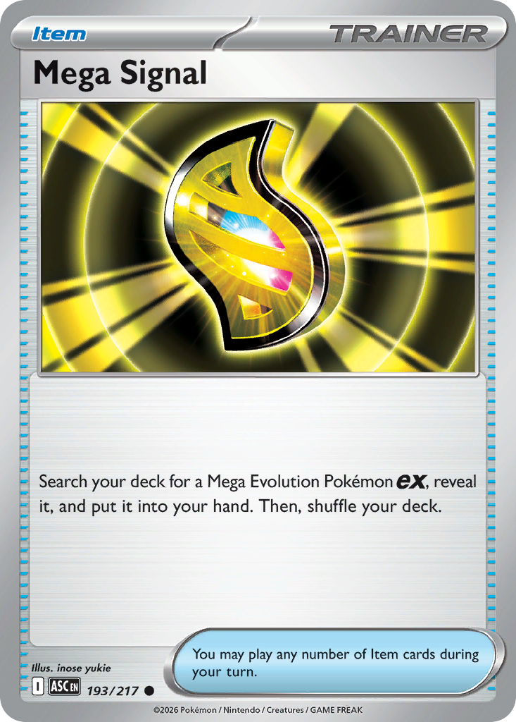 193 Mega Signal - Ascended Heroes | Pokémon TCG