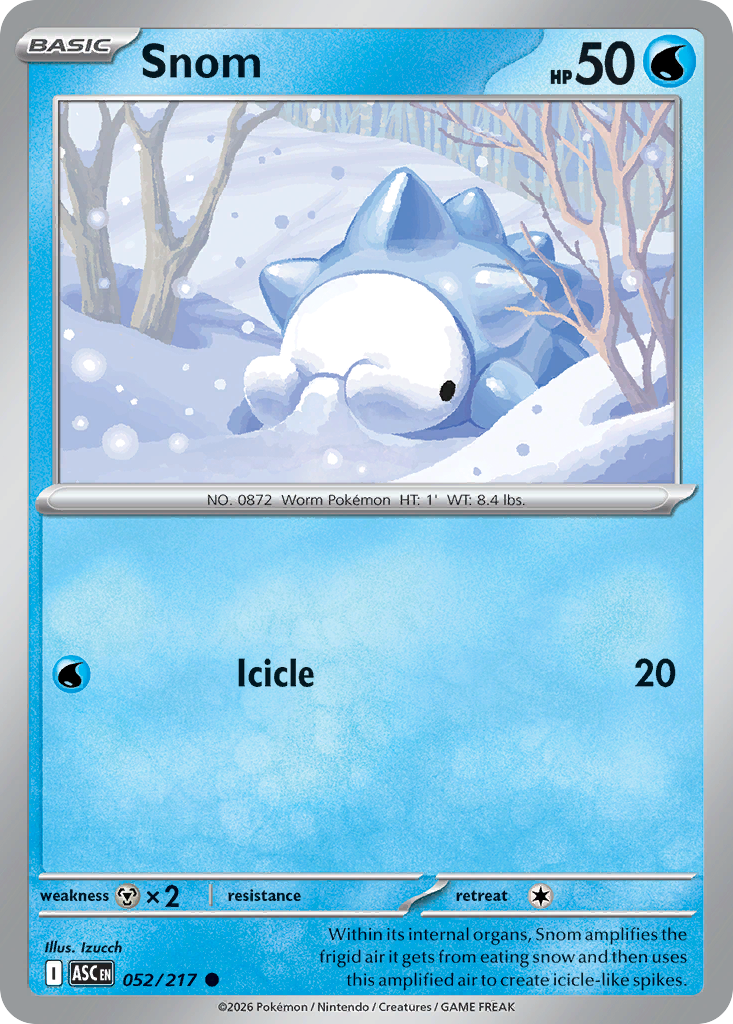 052 Snom - Ascended Heroes | Pokémon TCG
