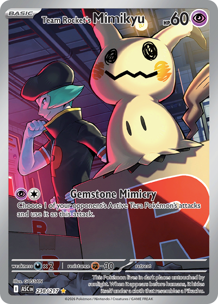 238 Team Rocket's Mimikyu - Ascended Heroes | Pokémon TCG