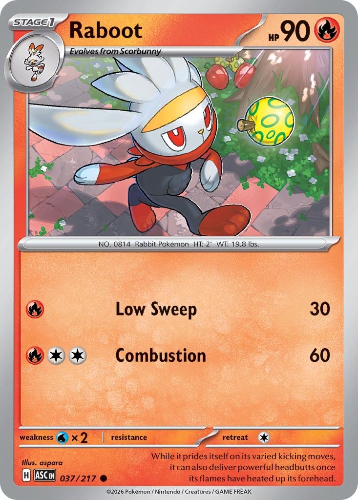 037 Raboot - Ascended Heroes | Pokémon TCG