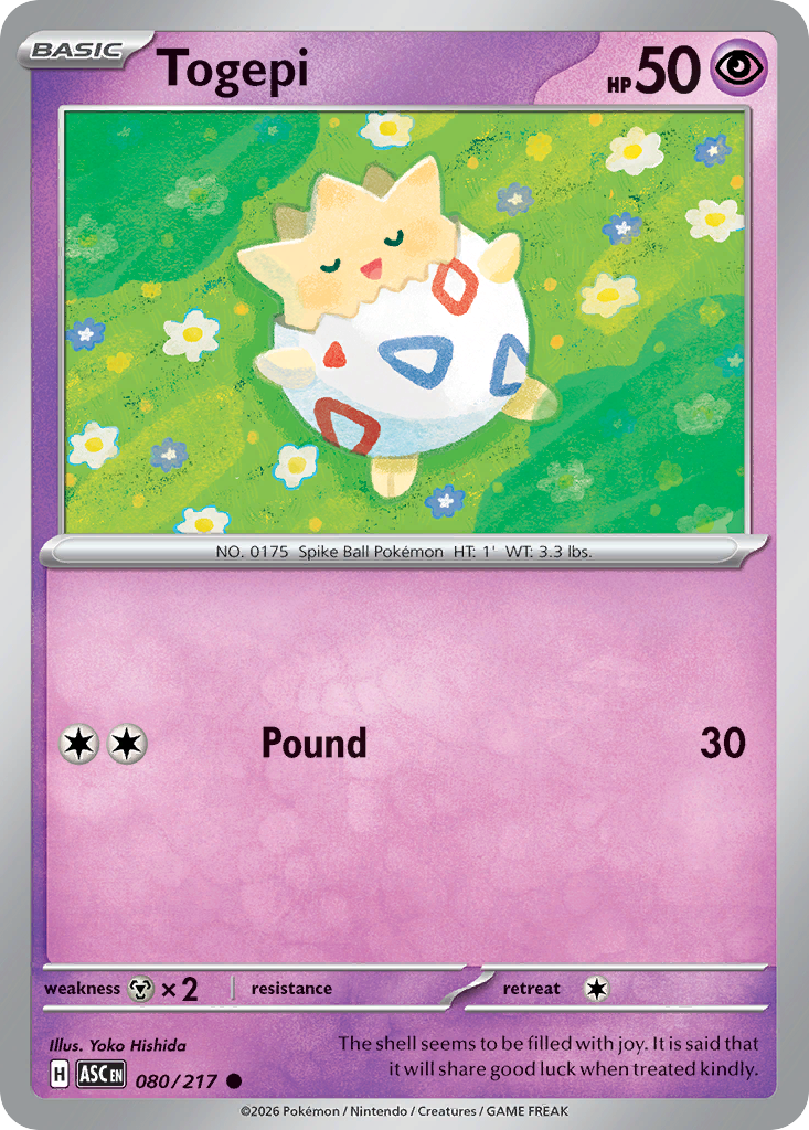 080 Togepi - Ascended Heroes | Pokémon TCG
