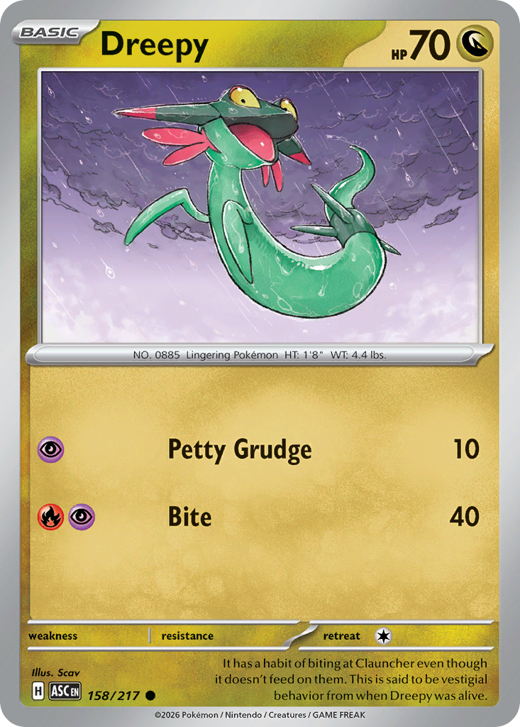158 Dreepy - Ascended Heroes | Pokémon TCG