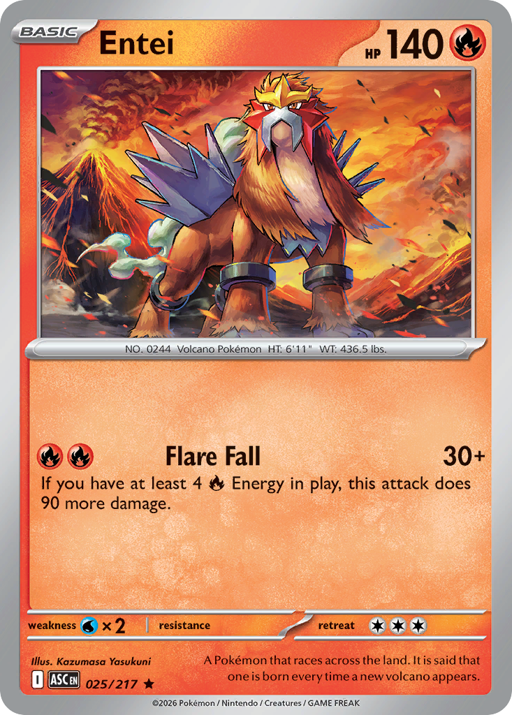 025 Entei - Ascended Heroes | Pokémon TCG