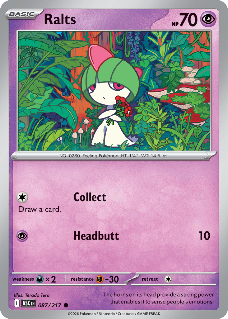087 Ralts - Ascended Heroes | Pokémon TCG