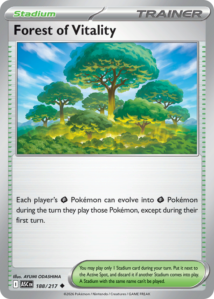 188 Forest of Vitality - Ascended Heroes | Pokémon TCG