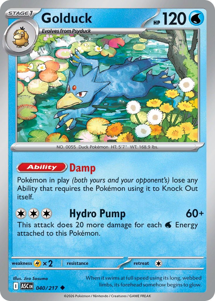 040 Golduck - Ascended Heroes | Pokémon TCG