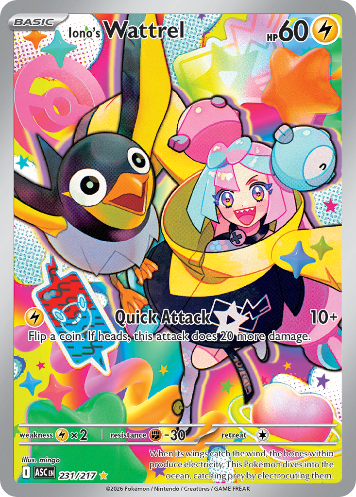 231 Iono's Wattrel - Ascended Heroes | Pokémon TCG