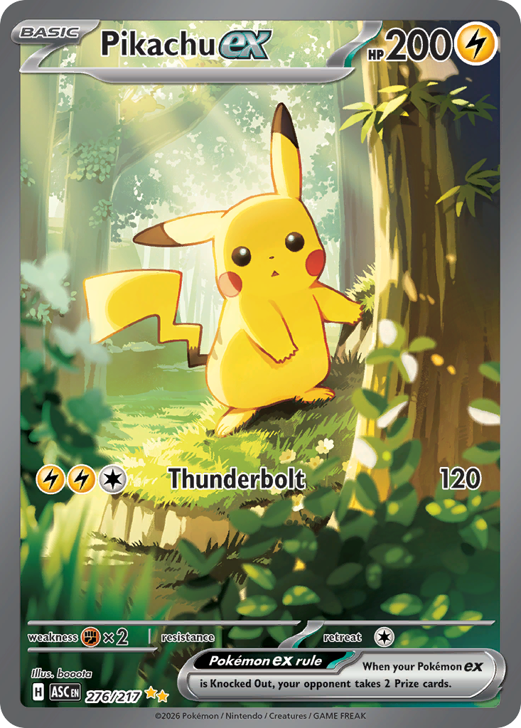 276 Pikachu ex - Ascended Heroes | Pokémon TCG