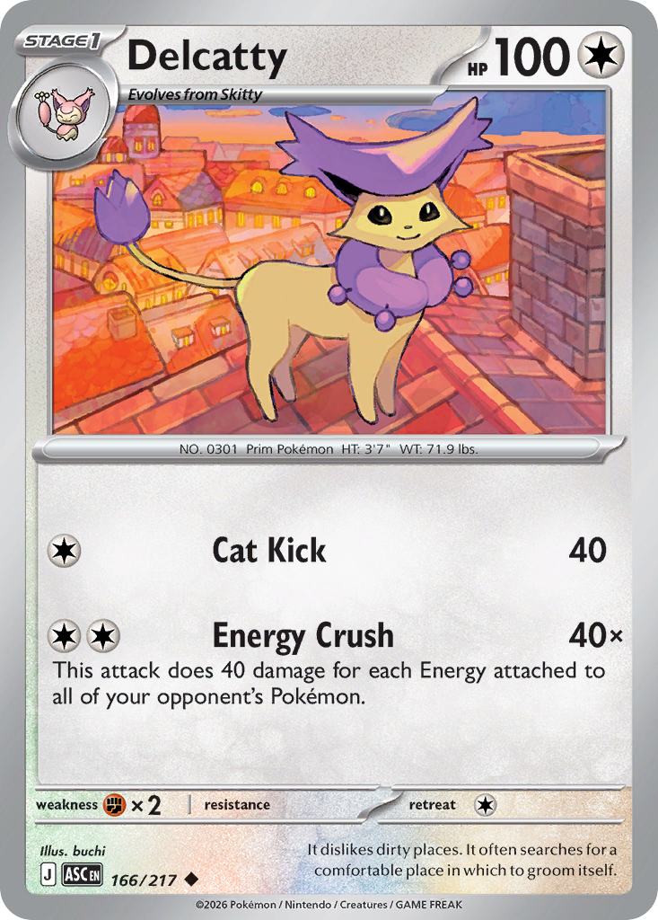 166 Delcatty - Ascended Heroes | Pokémon TCG