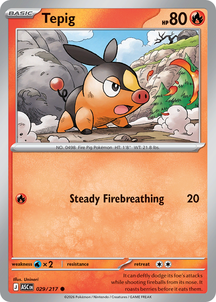 029 Tepig - Ascended Heroes | Pokémon TCG