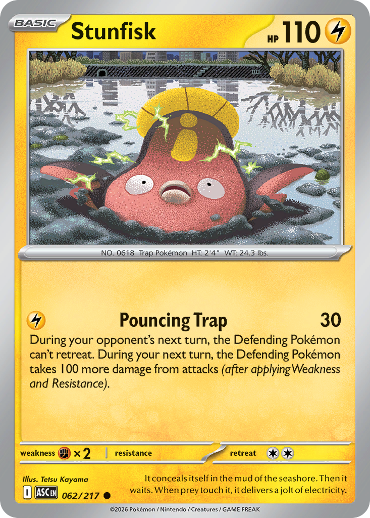 062 Stunfisk - Ascended Heroes | Pokémon TCG