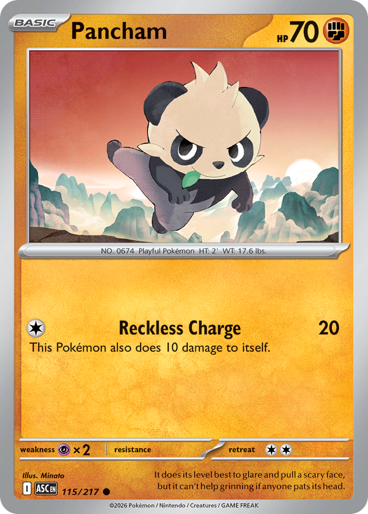 115 Pancham - Ascended Heroes | Pokémon TCG