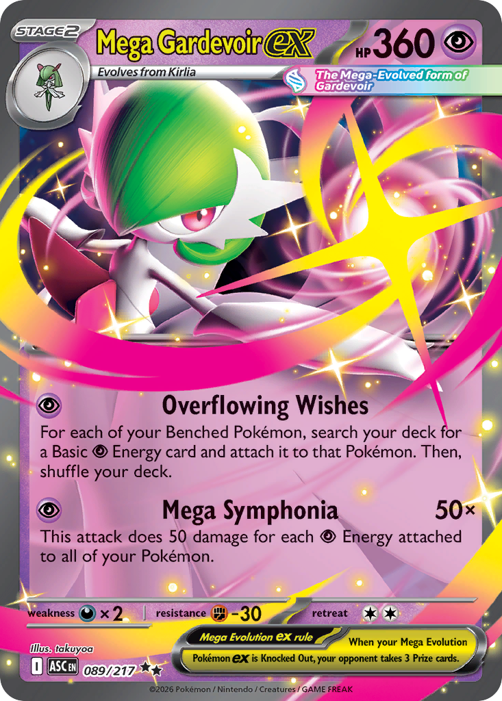 089 Mega Gardevoir ex - Ascended Heroes | Pokémon TCG