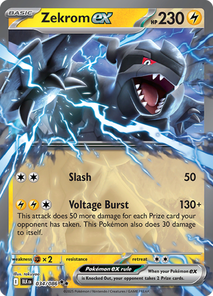 034/086 -  Black Bolt - Zekrom ex